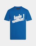 Louis Vuitton Knitted Everyday Crew-Neck T-Shirt Blue - Creps City