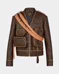 Louis Vuitton Monogram Admiral Brown Jacket - Creps City
