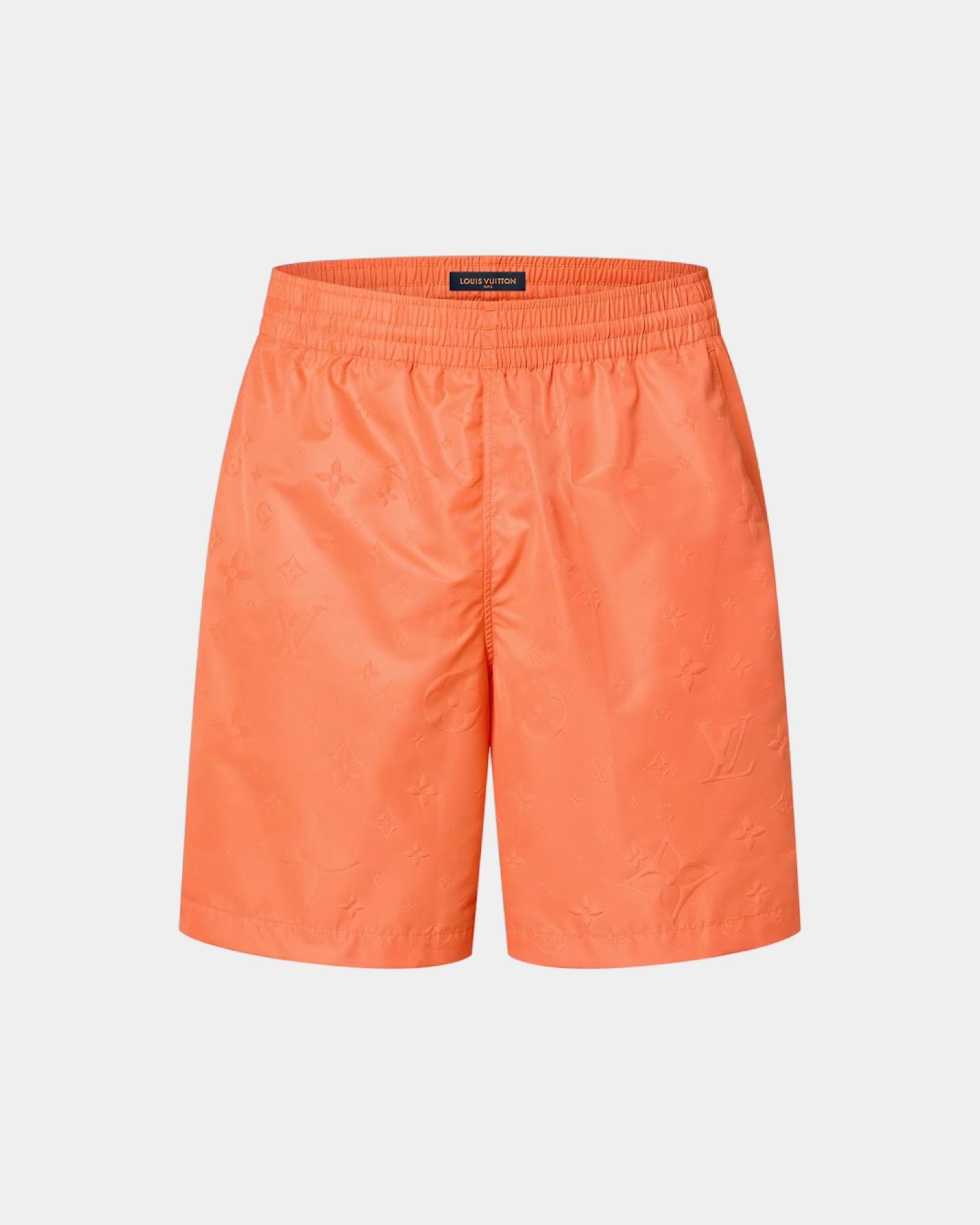Louis Vuitton Monogram Nylon Swim Board Shorts Peach - Creps City
