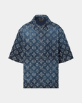 Louis Vuitton Monogram Short-Sleeved Chambray Shirt - Creps City