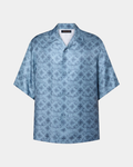Louis Vuitton Monogram Silk Short-Sleeved Shirt - Creps City
