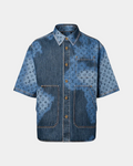 Louis Vuitton Short-Sleeved Denim Overshirt - Creps City