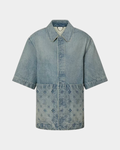 Louis Vuitton Short-Sleeved Denim Workwear Shirt - Creps City