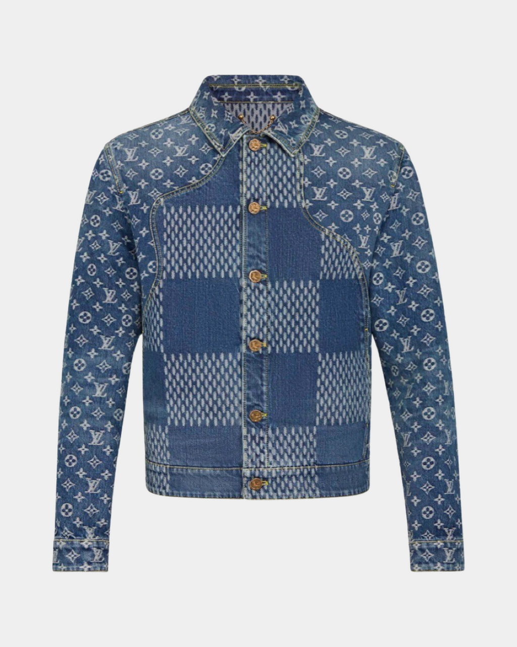Louis Vuitton x Nigo Giant Damier Waves MNGM Denim Indigo - Creps City