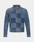 Louis Vuitton x Nigo Giant Damier Waves MNGM Denim Indigo - Creps City