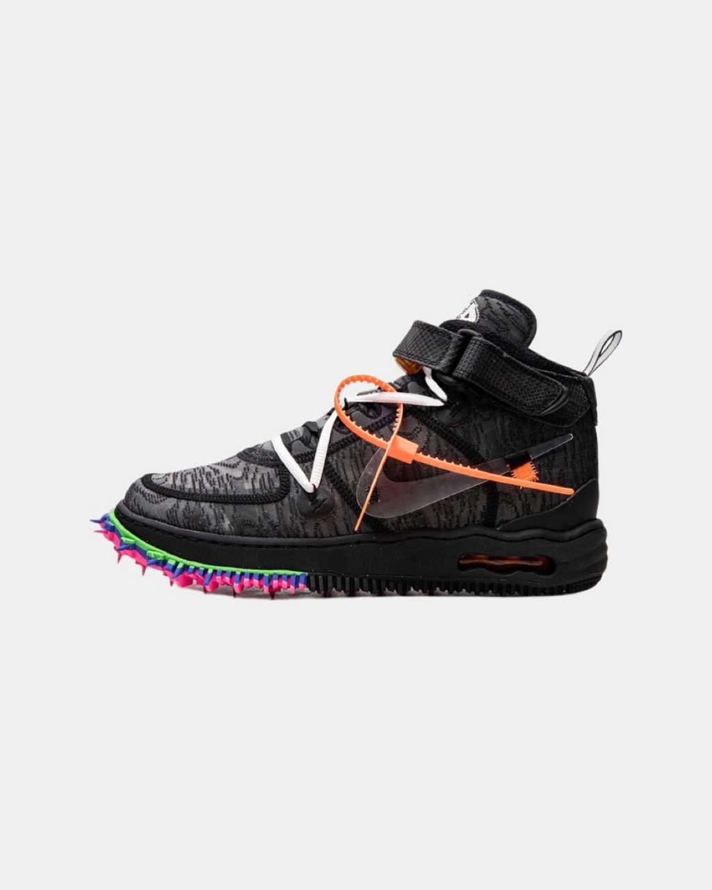 Off-White X Nike Air Force 1 Mid ‘Black’ - Creps City