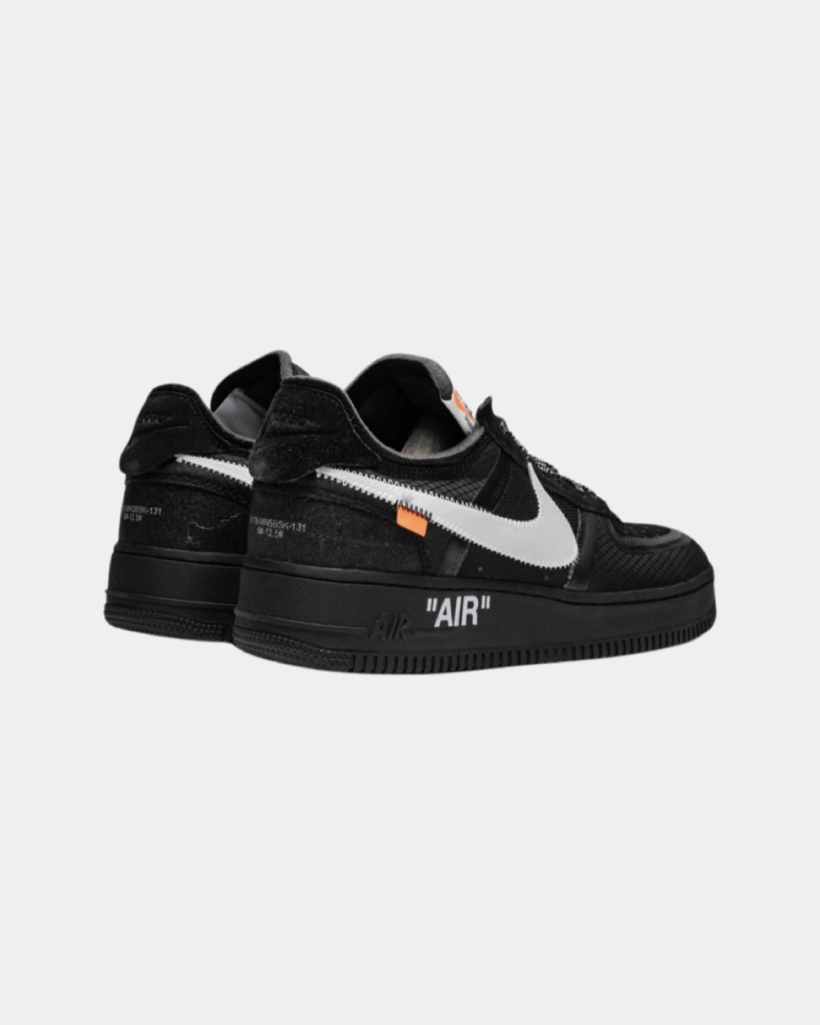 Off-White x Nike Air Force 1 Black - Creps City