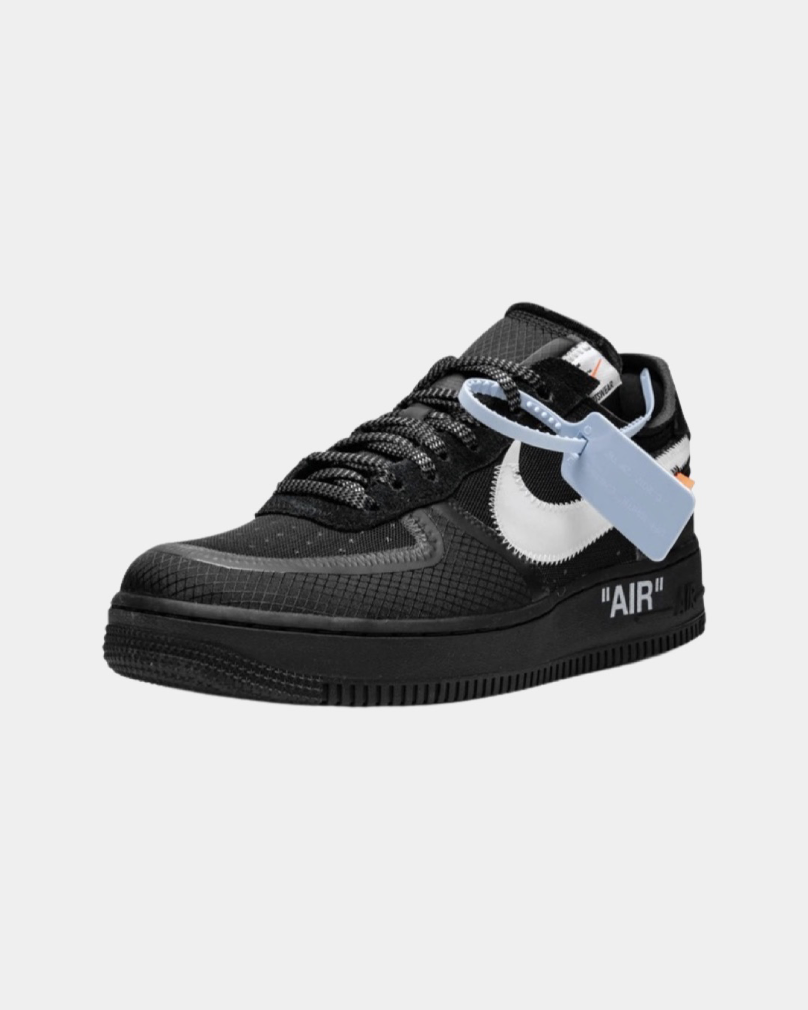 Off-White x Nike Air Force 1 Black - Creps City