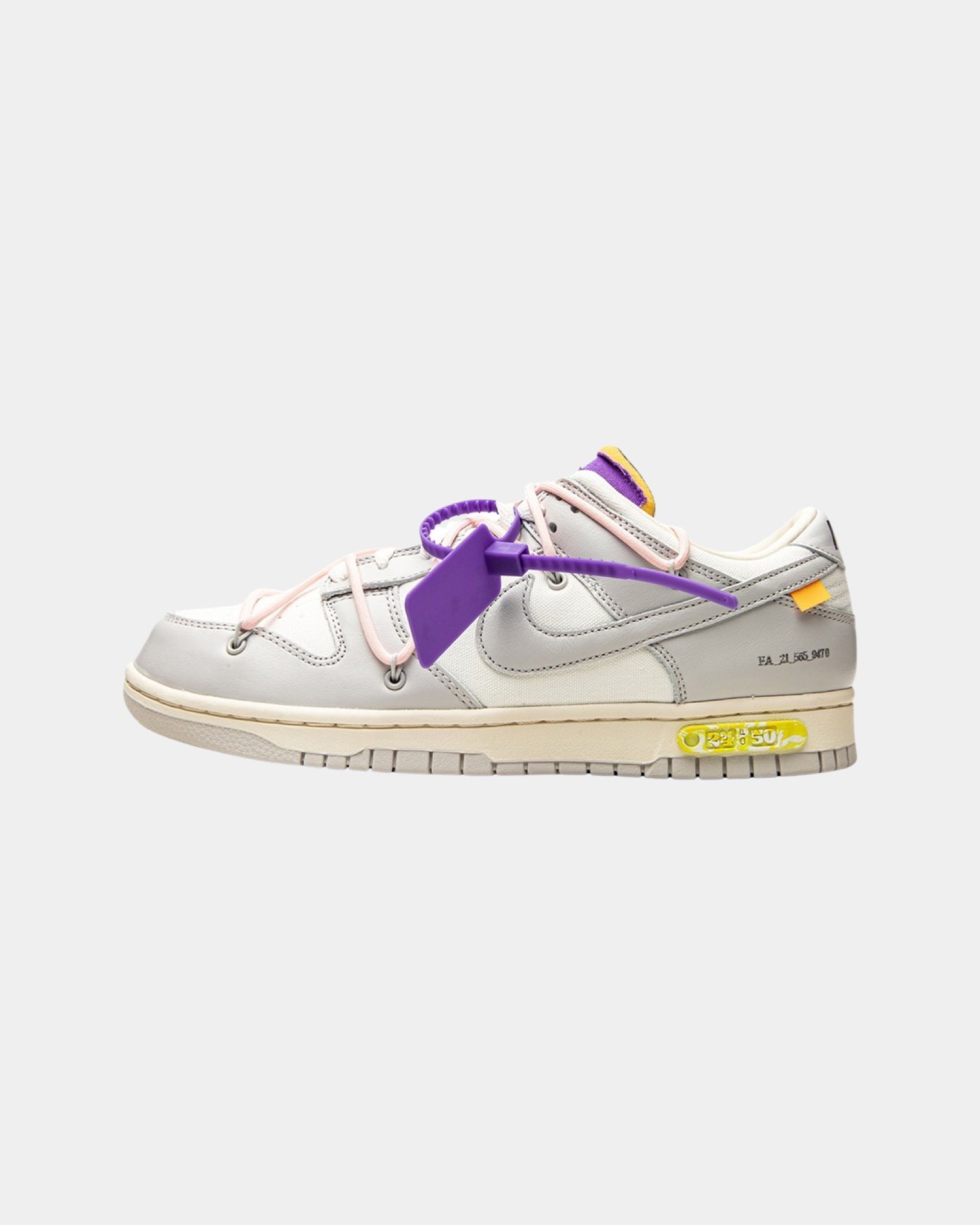 Off-White x Nike Dunk Low 'Lot 24 of 50' - Creps City