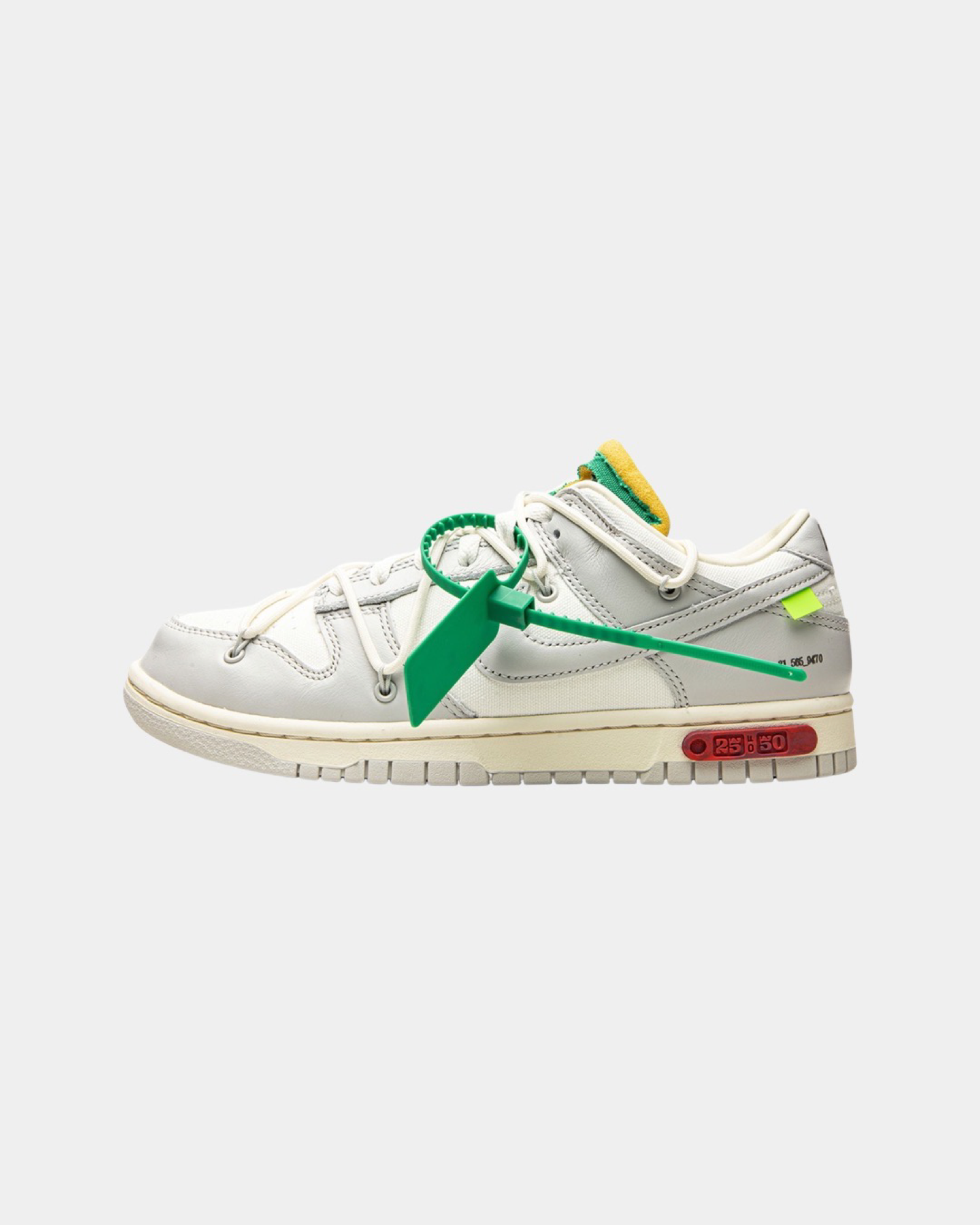 Off-White x Nike Dunk Low 'Lot 25 of 50' - Creps City
