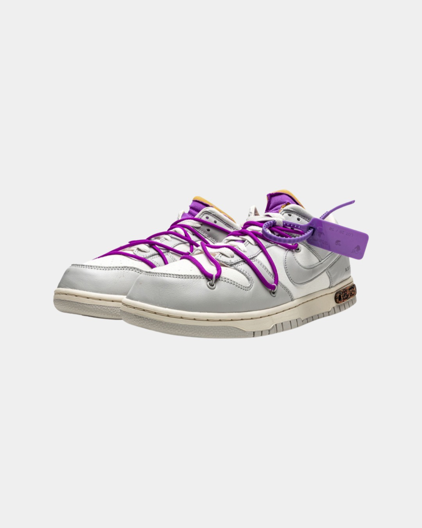 Off-White x Nike Dunk Low 'Lot 28 of 50' - Creps City