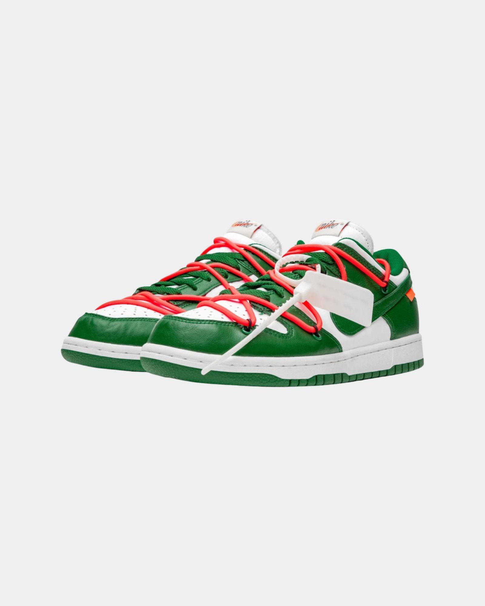 Off-White x Nike Dunk Low 'Pine Green' - Creps City