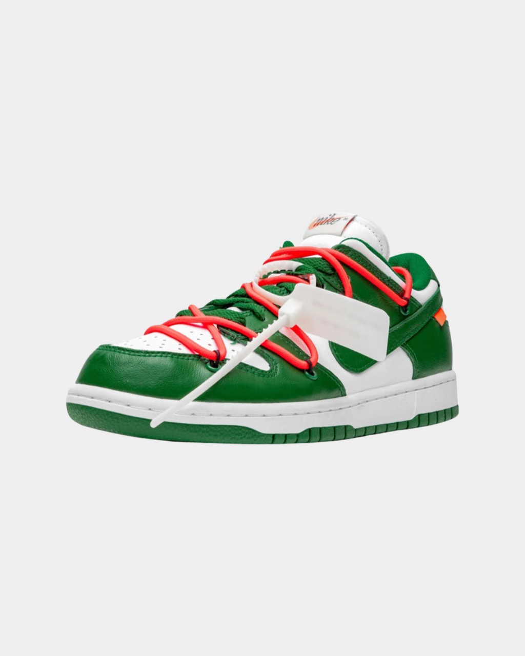 Off-White x Nike Dunk Low 'Pine Green' - Creps City
