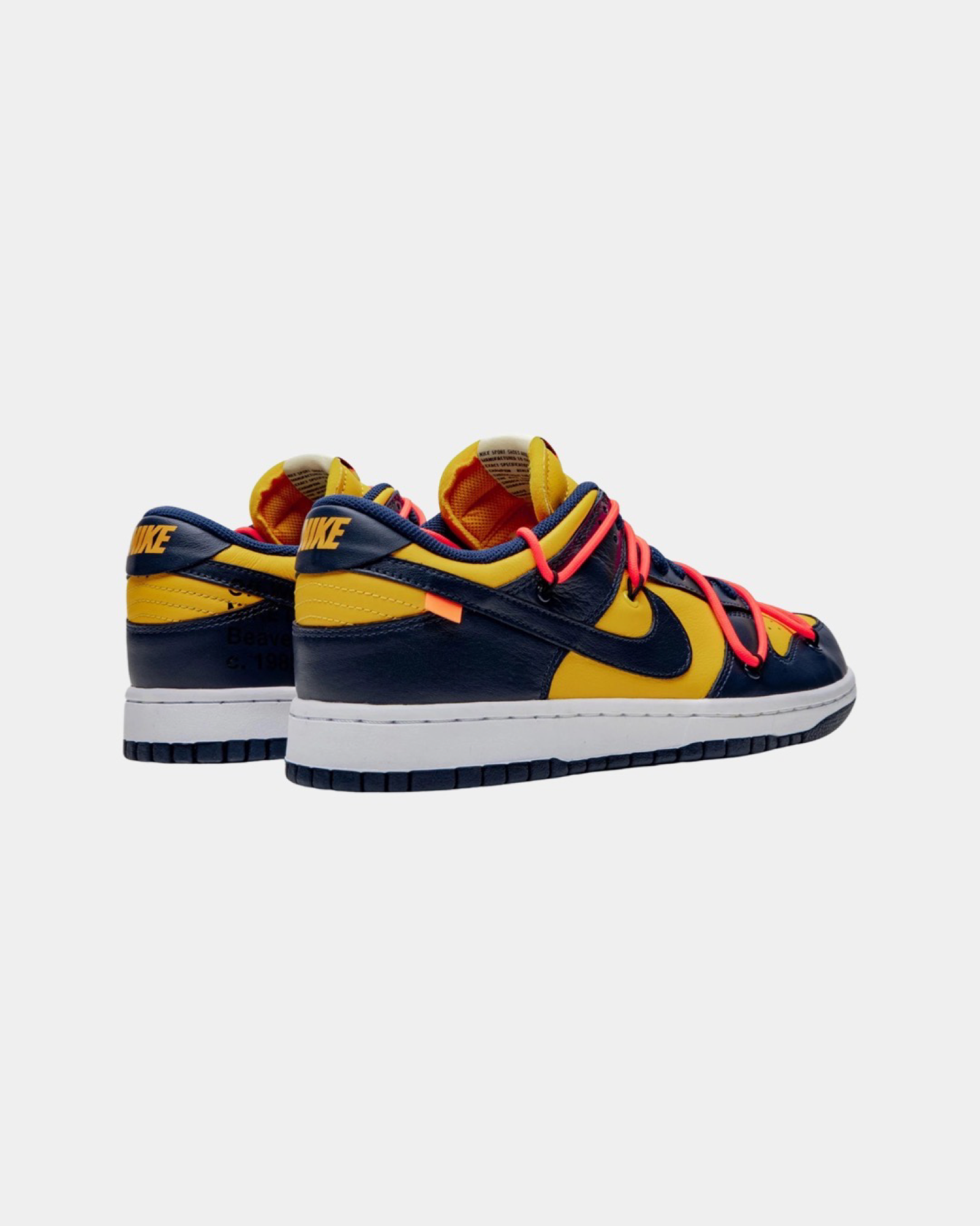Off-White x Nike Dunk Low 'University Gold' - Creps City