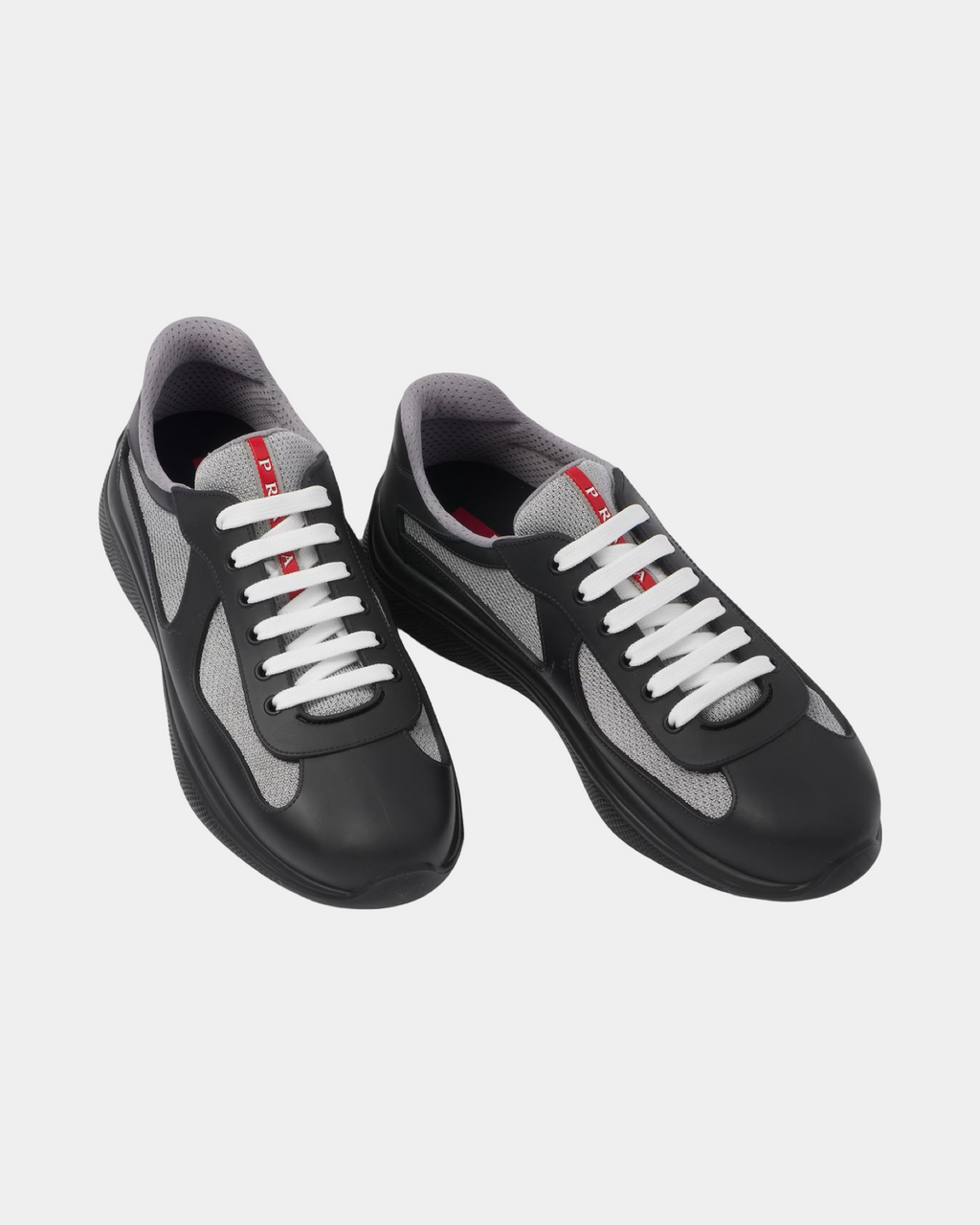 Prada America's Cup Soft Rubber And Bike Fabric Sneaker - Creps City