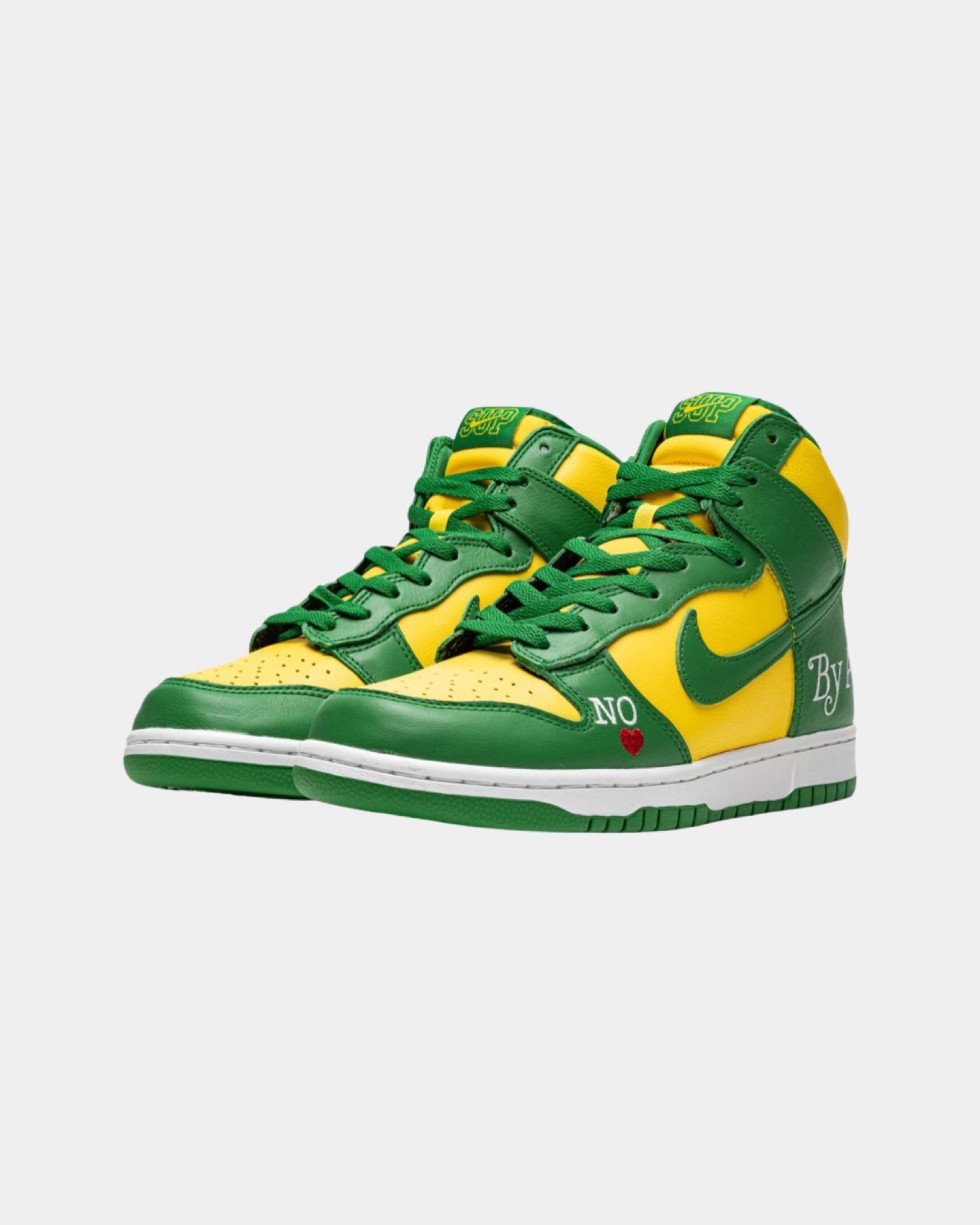 Supreme x Nike Dunk High SB 'By Any Means - Brazil' - Creps City