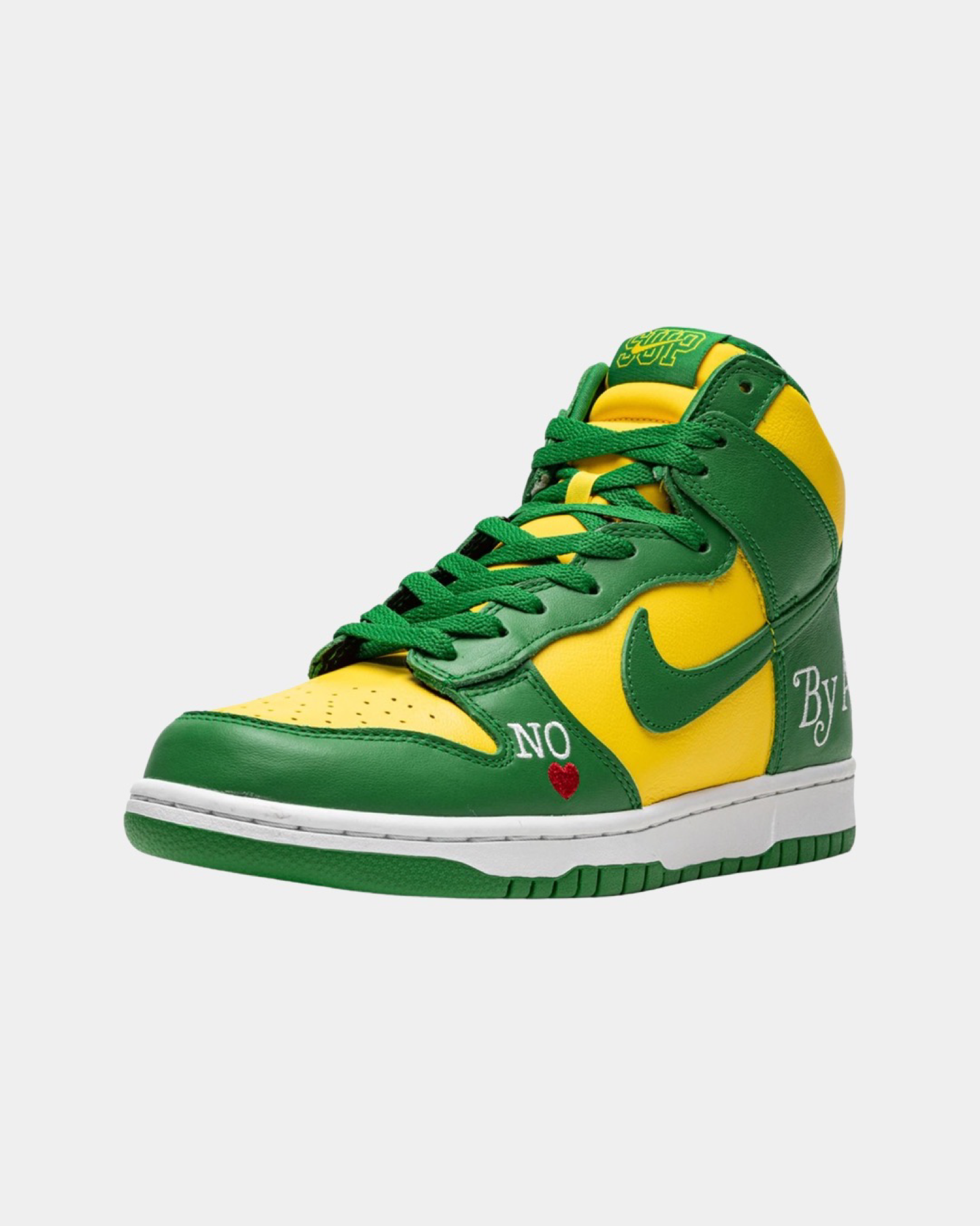 Supreme x Nike Dunk High SB 'By Any Means - Brazil' - Creps City